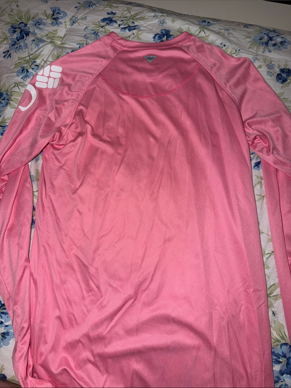 Columbia Pink Long-Sleeve Performance Tee Size XS - Picture 3 of 3